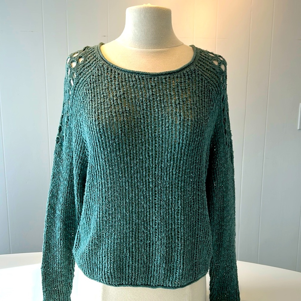 BILLABONG Sea you soon sweater in teal size S